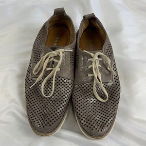 Trask loafers silver women